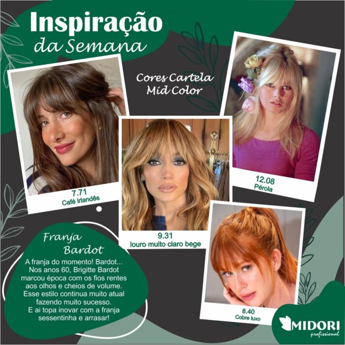 Coloração Mid Color Mix Perola Midori 60gr Profissional Tinta de cabelo tintura - Imagem 4