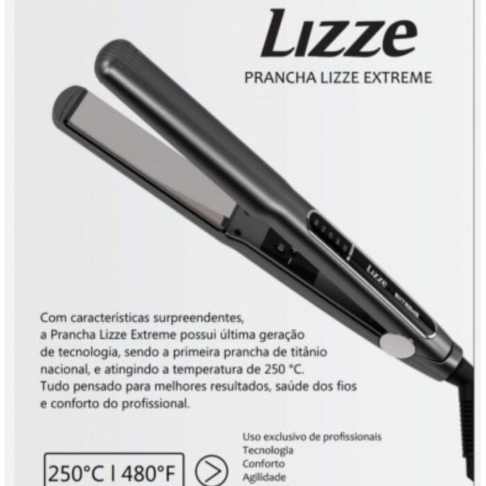 Mini Chapinha bivolt + Prancha chapinha extreme Lizze original profissional 127v - Image 2